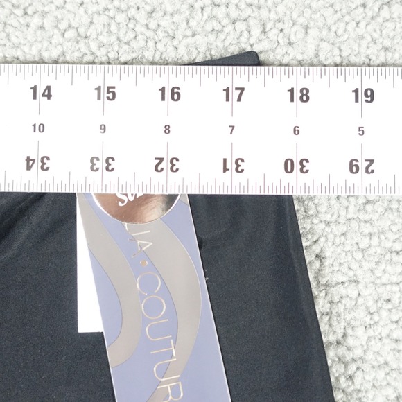 Aqua Couture Swim Shorts Plus Women 18W Black NWT - Picture 3 of 8